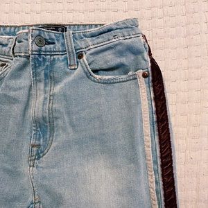 abercrombie velvet stripe jeans ⭐️